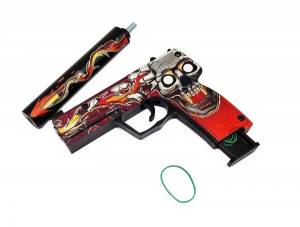 Пистолет USP-S с глушителем из CS