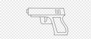Огнестрельное оружие Gun ствол Мебель, пистолет рисунок, угол, белый, мебель png