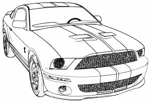 2006 Ford Mustang Coloring Page