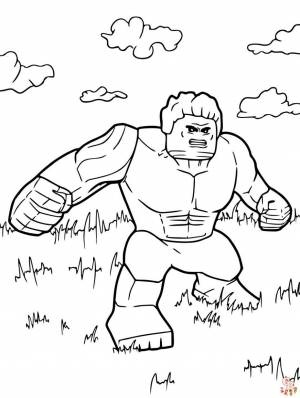Превратитесь в героя с GBcoloringРаскраски Халк
