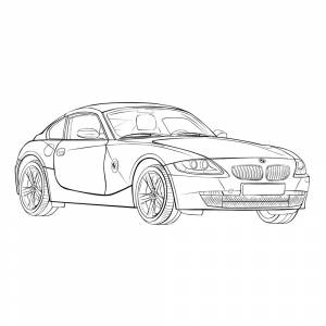 Раскраска BMW
