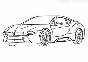 Раскраски Бмв i8