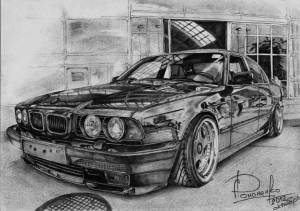 Рисунок BMW e34