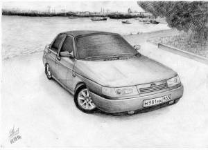 Раскраски Ваз 2110