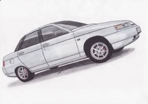 Рисунок Лада 2110