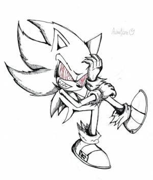 Раскраски Соник Sonic Exe