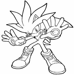 Раскраски Раскраска Соник х мультфильмы, Download print coloring page