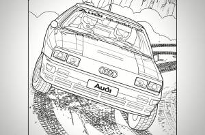 Audi и Mercedes-Benz выпуст раскраски для сидящих на карантине
