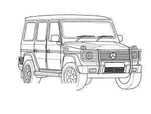 Раскраски машинки гелик