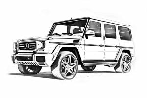 Раскраски Мерседес