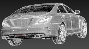 Mercedes-Benz CLS63 AMG 2015 3D Модель $129