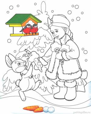 Зимние развивающие задания для детей 5-6-7 лет