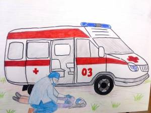 Воспитанники детских домов нарисовали для медиков рисунки, в которых отраз важность работы врачей и слова благодарности за этот нелегкий и важный труд