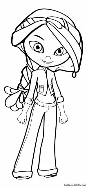 Раскраска сказочный патруль алиса