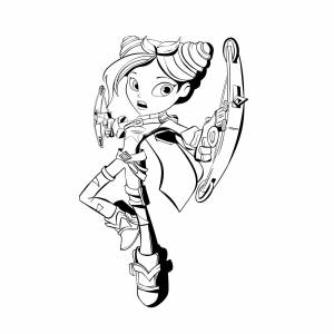 Раскраска Герои Энвелла