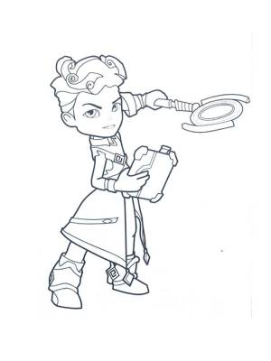 Раскраска Герои Энвелла