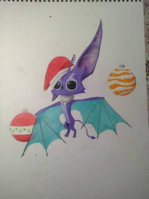 С новым годом! Ну как вам мой рисунок?