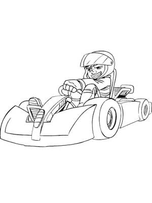 Раскраски Картинг