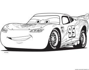 Молния маквин трафарет