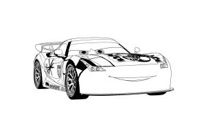 Раскраска Спортивная тачка