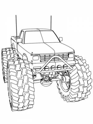Картинка Монстр Трак  для детей