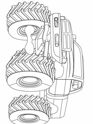 Раскраски Монстр Трак   в формате