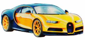 Раскраска Bugatti Chiron