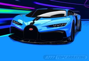 Рисунки автомобилей Bugatti