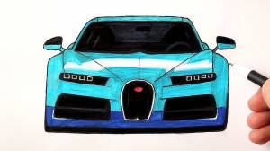 How to Draw a Bugatti Step by Step