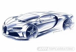Рисунок Bugatti Chiron Super Sport 2021