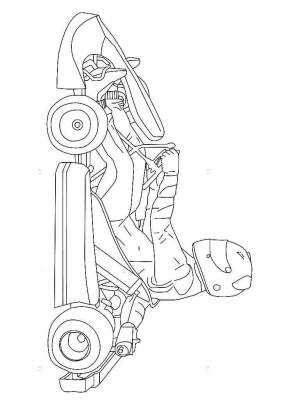 Раскраски Картинг