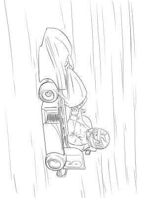 Раскраски Картинг