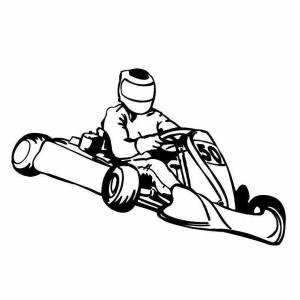 Раскраски Картинг