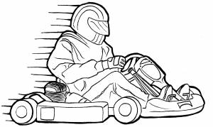 Раскраска картинг