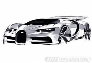 Рисунок Bugatti Chiron 2016