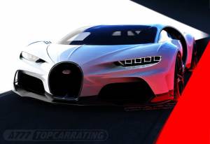Рисунок Bugatti Chiron Super Sport 2021