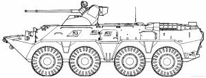 Бтр рисунок