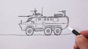 How to draw a BRT pen in stages