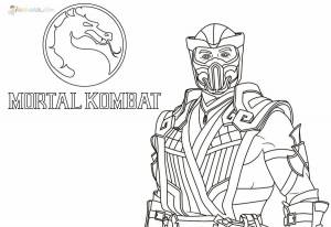 Раскраски Мортал комбат 11