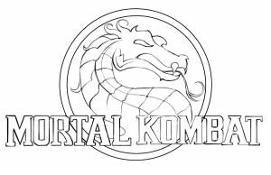 Раскраски Мортал Комбат