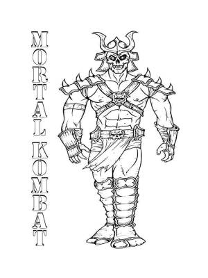 Раскраски Мортал Комбат