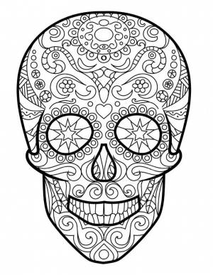 Череп человека с зубами