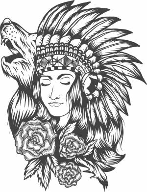 DataLife Engine > Версия для печати > Индеец рисунок карандашом