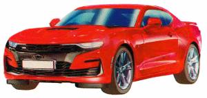 Раскраска Chevrolet Camaro