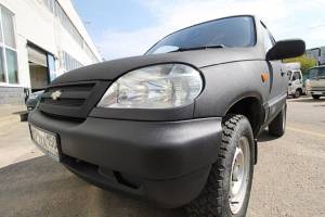 Chevrolet Niva покраска кузова RAPTOR U-POL