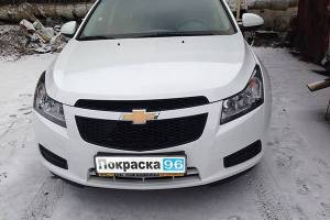 Chevrolet Cruze 2013 ремонт и покраска левого порога