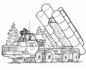 Раскраски Военная техника