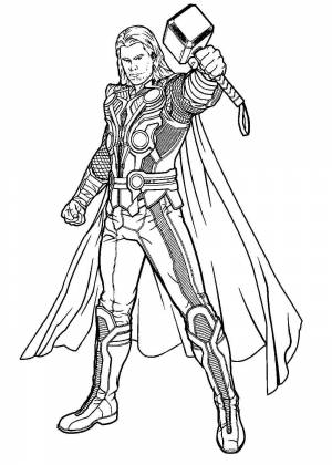 Раскраски Супергерои Марвел   поэтапно