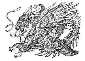 Раскраски Драконов