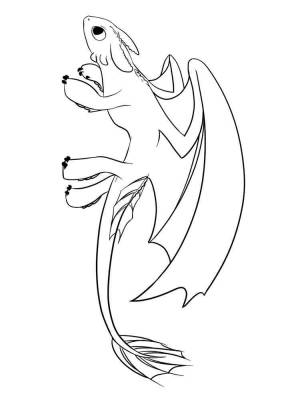 Раскраски Дневная Фурия